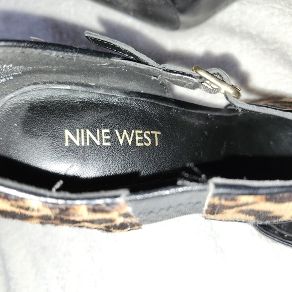 Nine West Leopard Print Women's Shoes with 4" heels - Picture 4 of 4